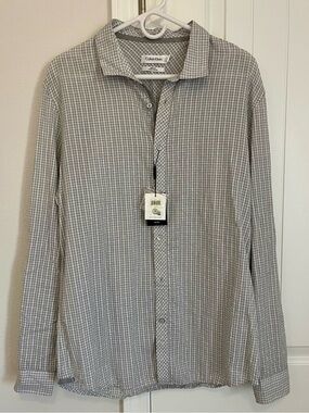 Calvin Klein Men's button-down shirt.